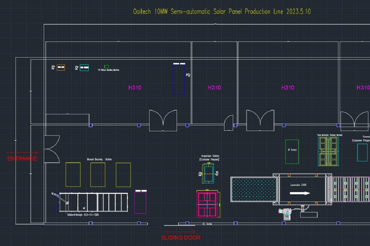 5-10MW Annual Semi-Auto Solar Panel Production Line 5-10MW Annual Semi-Auto Solar Panel Production Line