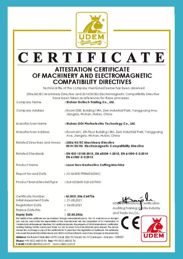 sonsel NDC sny CE sertifikaat
