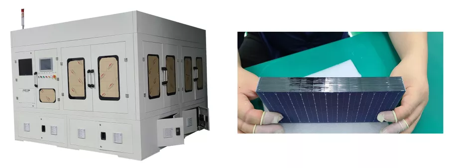 Laser-Ritzmaschine für Solarzellen